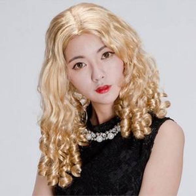 미녀가발 이미지