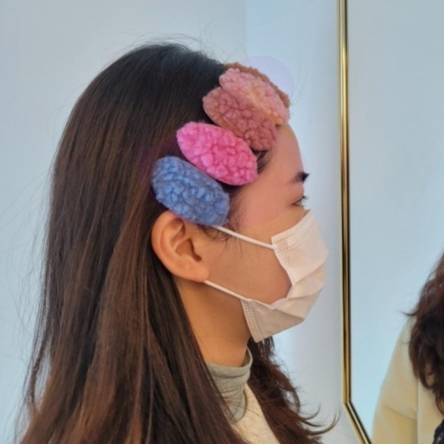 뽀글이머리 이미지