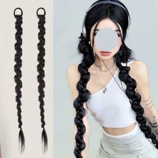 댕기머리헤어 이미지