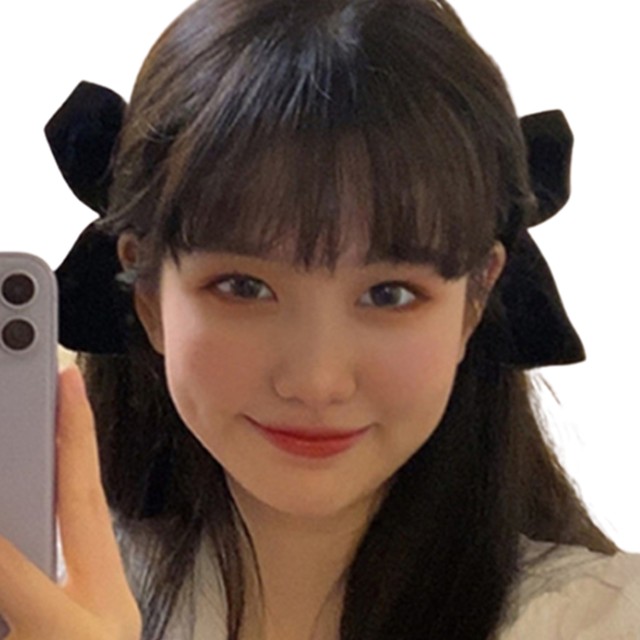 블랙＆화이트헤어 이미지