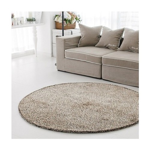 파일카페트 > 스칸디앤홈 코코샤인 30mm 블랙베이지 원형 샤기 카페트 170x170cm - 네이트 쇼핑 네이트 쇼핑